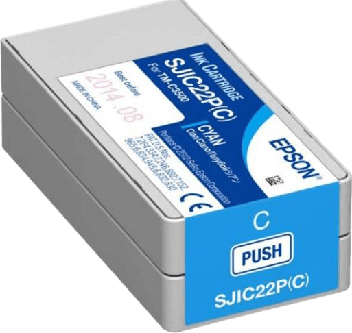 Epson SJIC22P Original Cyan Ink Cartridge | C33S020602