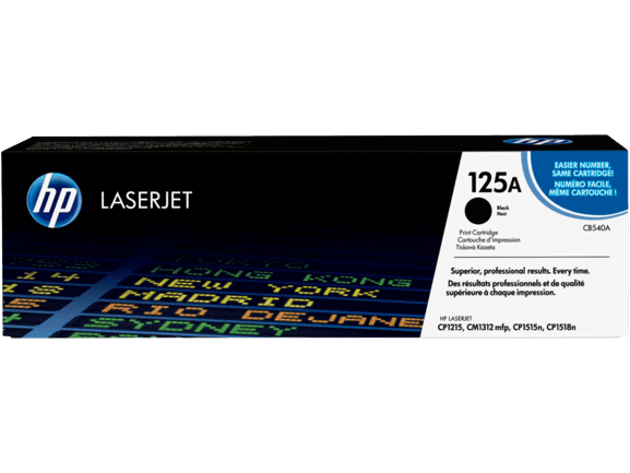 HP 125A Black LaserJet Toner Cartridge | CB540A in Dubai, UAE