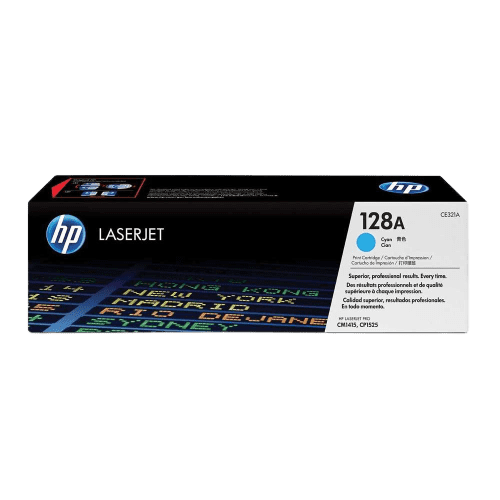 HP 128A Cyan LaserJet Toner Cartridge | CE321A  in Dubai, UAE