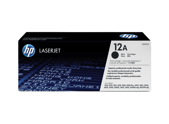 HP 12A Black LaserJet Toner Cartridge | Q2612A in Dubai, UAE