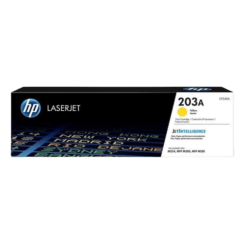 HP 203A Yellow LaserJet Toner Cartridge | CF542A in Dubai, UAE